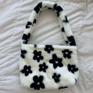 MINI FUZZY FLOWER BAG